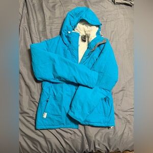 Roxy Utility 5000 Women’s Snow Jacket Ski Shell Layer Medium Blue Insulated